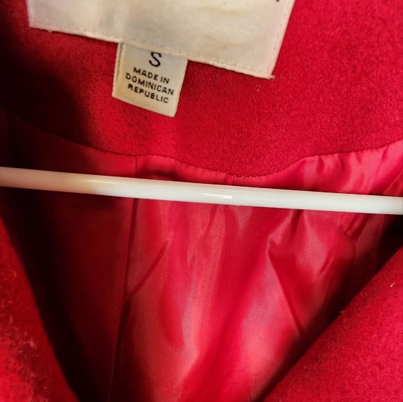 Calvin Klein Red Coat - Picture 3 of 4